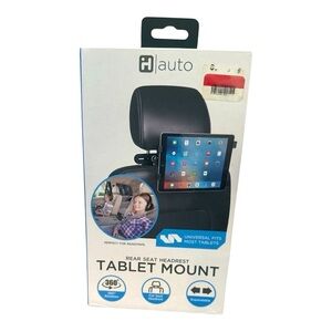 New iH Auto Rear Seat Headrest Tablet Mount | Universal Fit
